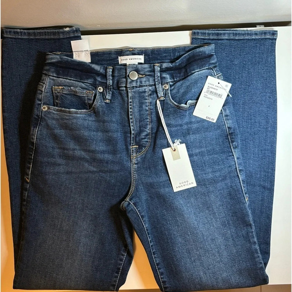 Good American | Good Legs High Rise Skinny Stretch Jean | Sz 2/26 - Picture 7 of 12